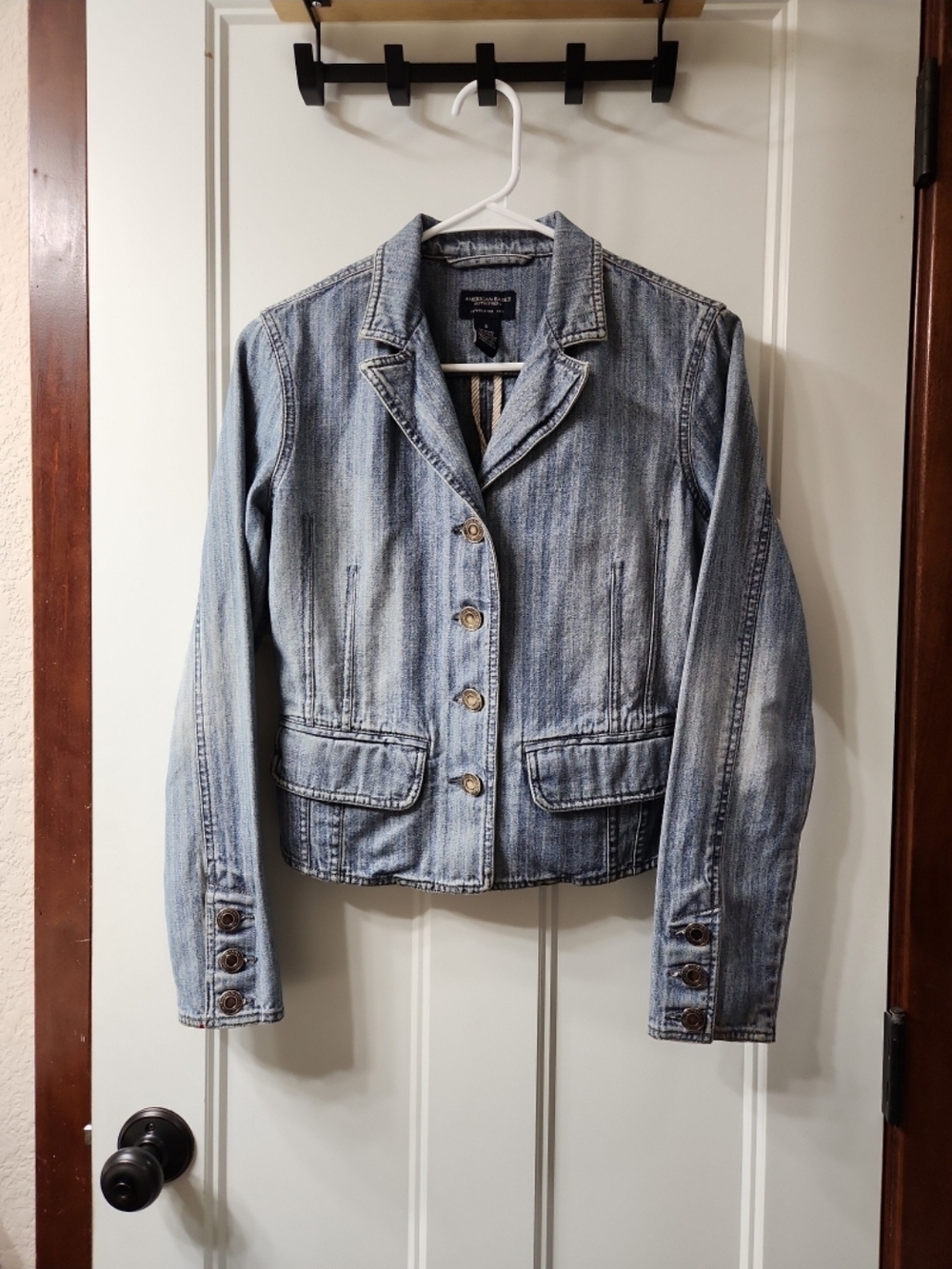 American Eagle Denim Blazer Jacket